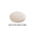 thumbnail image 3 of Round Bar Stool Cover with Elastic Bands Durable Imitation Silk Fabric Seat Protector Easy Installation Washable Furniture Cover, 3 of 6