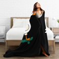 thumbnail image 4 of Manta de franela suelta con forma de sombrero de ganso tonto, elegante edredón para una siesta, edredón de invierno para las cuatro estaciones, edredón refrescante con control de olores, 4 of 5