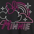 thumbnail image 3 of Disney - Minnie Mouse - Neon Rainbows & Stars - Men's Long Sleeve T-Shirt, 3 of 5