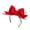 Red, variant on tasrioml Pet Headdress Princess Style Ultra-Light Elastic Friendly to Skin Easy-wearing Dress Up Cotton Bow-knot Cat Hair Hoop Cosplay Pet Headband Pet Supplies