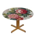 thumbnail image 3 of ONETECH  Pink Rose Flower Floral Table Cloth  Tablecloth Anti Table Cover for Dining Kitchen Parties, 3 of 7