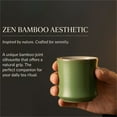 thumbnail image 6 of VGFVFSKGA 1 PC Bamboo Joint Cup Ceramic Tea Cup Stackable Design Water Glass 3oz Drinking Cup for Home Office Desktop Decoration, 6 of 8