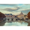 thumbnail image 2 of Frank, Assaf 14x12 Gold Ornate Wood Framed with Double Matting Museum Art Print Titled - View of Basilica di San Pietro in Vatican, Rome, Italy, 2 of 4