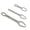 Silver, variant on DAMAI 3 PCS Thickened Double-Ended Torx Wrench, Adjustable Multi-Size Torque Universal Wrench, Portable Hand Repair Tool for Glasses Outdoor Riding Home Car Daily Maintenance