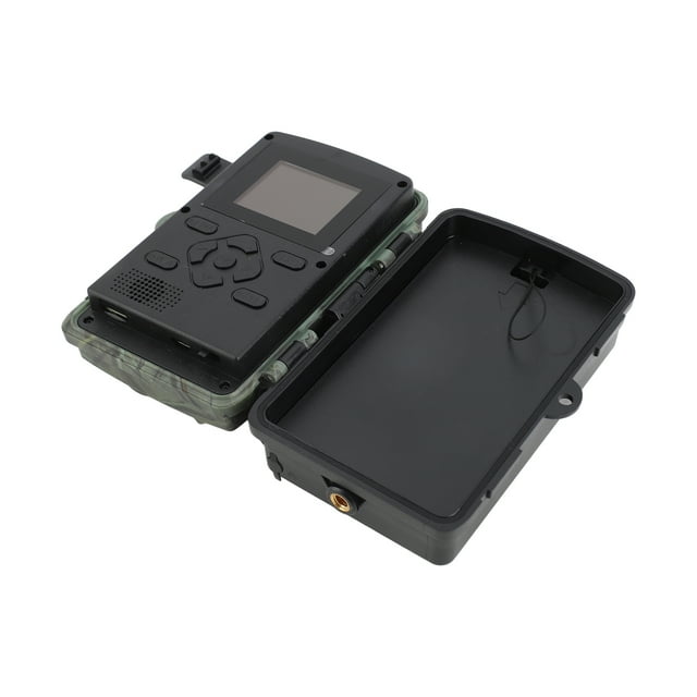 Caméra de Piste, Vision Nocturne 60MP Caméra de Chasse 4K avec Lumières Infrarouges pour Surveillance de la Faune et Sécurité Domestique