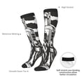 thumbnail image 4 of Yiaed American Tractor Print Great elasticity Adult Stockings Sports socks for Men and Women, 4 of 6
