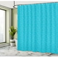thumbnail image 4 of Ambesonne Nautical Blue Shower Curtain, Simplistic Sea Waves, 69"Wx70"L, Sea Blue Pale Sky Blue, 4 of 4