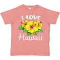thumbnail image 3 of Inktastic I Love Hawaii Hibiscus Flowers Boys or Girls Toddler T-Shirt, 3 of 5