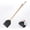 Brown, variant on Hollow Leather Fly Swatter Featuring Long Solid Wooden Handle, Leather Fly Swatter, Practical Accessory for Home, Kitchen and Outdoor Scenes(Brown)