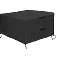 thumbnail image 3 of Housse de Table de Foyer Carrée 28 Po*28 Po*25 Po, Housse de Table de Feu Imperméable Carrée Anti-UV Robuste pour Meubles de Patio à Gaz, 3 of 5