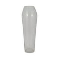 thumbnail image 4 of Floor Glass Vase for Home Decor - Decorative Flower Vase for Living Room and Table Decoration - Tall Accent for Bedroom, Office, and Entryway Styling - 22", Clear & Frost, 4 of 10