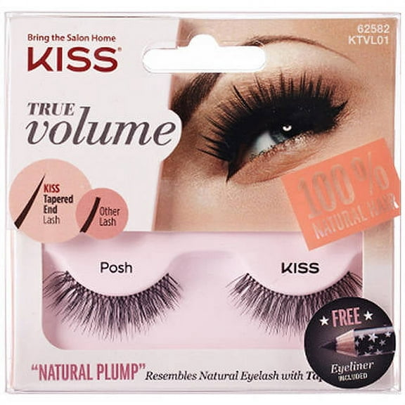 Kiss True Volume Natural Plump False Eyelashes, Posh