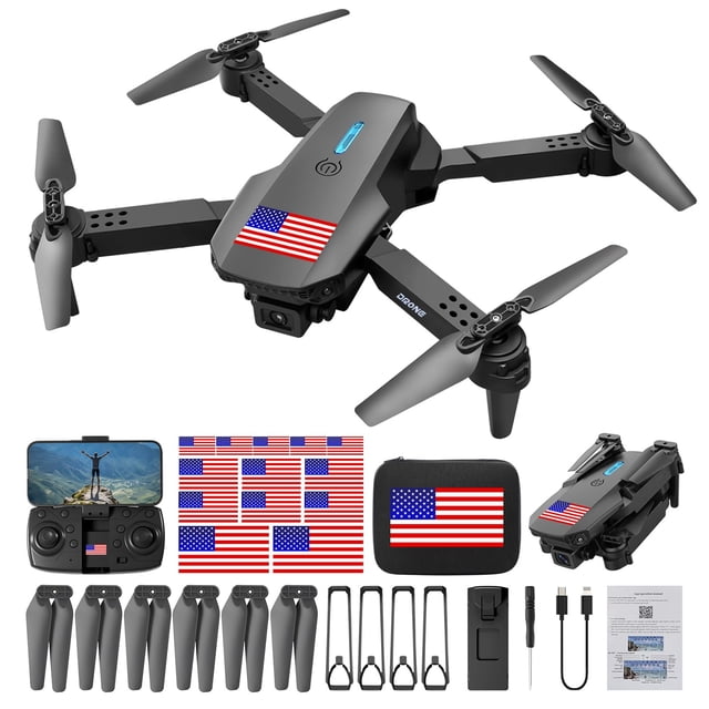 Pisexur - Drone electrónico para hombres con cámara FPV de 1080P, control remoto, juguetes, regalos para niños y niñas, con retención de altitud, ajuste de velocidad sin cabeza, electrónica infantil,