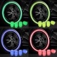 thumbnail image 3 of Tapas de válvula luminosas para coche, 8 piezas, fluorescente, brillante, para rueda de motocicleta, bicicleta, decoración, 3 of 4