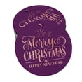 thumbnail image 1 of Inkdotpot Real Rose Gold Foil Merry Christmas & Happy New Year Text Tags Favor Hang Paper Tags 50 Pieces, 1 of 7