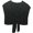 Black, variant on Women's Casual Knit Sweater Shawl Wrap Tied Detachable Fake Collar Triangle Knotted Shawls Travel Cape Shoulder Tops