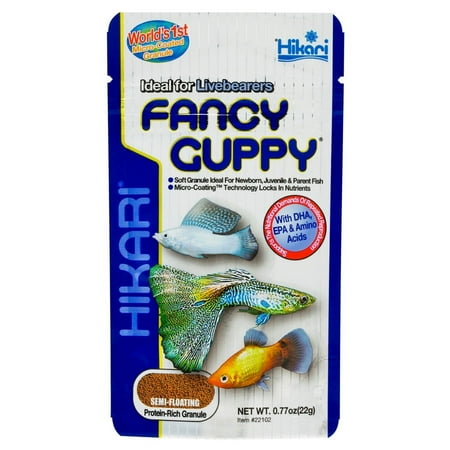 UPC: 0042055221023 | Hikari USA Tropical Fancy Guppy Granules Fish Food