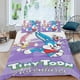 thumbnail image 2 of Tiny Toon Adventures Conjunto de sábanas temático, trío de piezas, cómodo y amigable con la piel, diseño único, regalo de decoración para el hogar para familiares, amigos y fans,173cm *218cm, 2 of 6