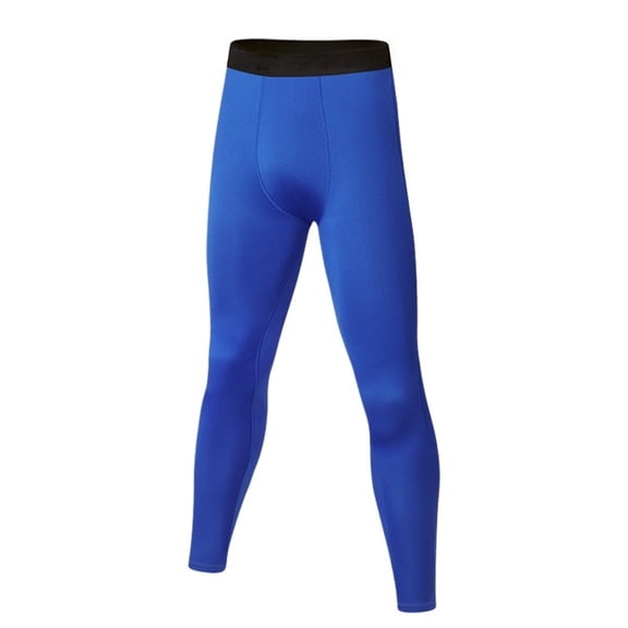 LIJCC Boys Sports Leggings Spring Summer Autumn High Elastic Training Gym Quick Drying Pants Activewear Leggings(Blue,13-14 Years)