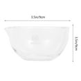 thumbnail image 5 of Monyance Glass Evaporating Container Glass Evaporating Dish Flat Bottom Mixing Bowl 90mm(3.54X3.54X1.77Inches), 5 of 10