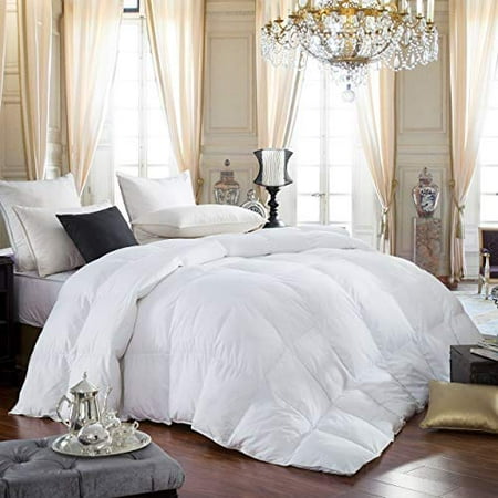 Luxurious Queen Size Siberian Goose Down Comforter 600 Thread