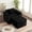 Black + Ottoman, variant on 41.5"Boneless Chair, Black Single sofa, Corduroy Cloud Sofa for Living Room, 2 Cup Holders, 2 Storage Pockets, No Assembly Required