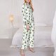 thumbnail image 3 of Balery Cute Avocado Yoga Conjunto de Pijama con Estampado para Mujer, Conjunto de Dos Piezas con Manga Larga, Ropa de Dormir Suave con Bolsillos, Pijamas Cómodos-X-Large, 3 of 7