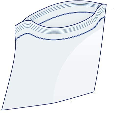 [9"X12" 100 Pack - 4 Mil] HomeyGear Clear Heavy Plastic Bags with Reclosable Zippered Top 9” X 12” Zipper Storage Baggies For Home Office Kitchen 4 Mil Thick, 100 Count