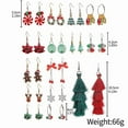 thumbnail image 2 of Yoyauz Christmas Earrings For Ladies Christmas Snowflakes Lightweight Earrings Cute Christmas Parties Jewelry Gifts, 2 of 6