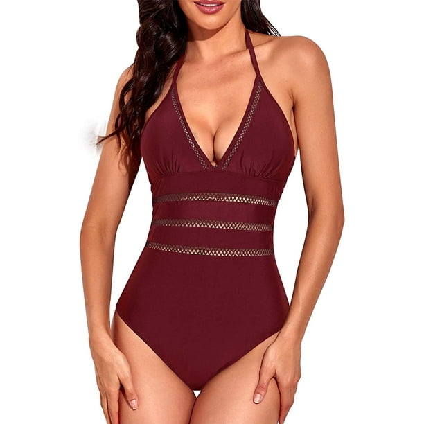 Low plunge deals swimsuit