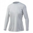 thumbnail image 3 of HUK Womens ICON X Sleeve T-Shirt Porcelain Blue, Small Long Sleeve Shirt, 3 of 9