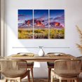 thumbnail image 3 of Elephant Stock Arizona Superstition Mountains Wall Art - Horizontal Multi Panel Canvas - Living Room Wall Decor - Nature Multi Panel - Gray And Orange Decor - 57" x 36", 3 of 8