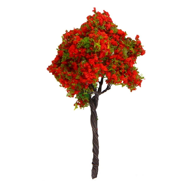 Gkeoshab Desktop Ornament Desktop dress up "Realistic Miniature Model Trees Detailed Trees For Dioramas Terrariums And Desktop Displays Natural Looking For Scenes And Art Projects" Home & Garden