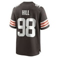 thumbnail image 3 of Men's Nike Trysten Hill Brown Cleveland Browns Game Jersey, 3 of 6