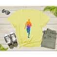 thumbnail image 4 of Running Man Colorful Silhouette Man Doing Sport Exercise T-Shirt Runner Running Lover Gift T Shirt for Men Women Kids Boys Girls Tshirt, 4 of 8