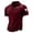 #01 Wine, variant on Men 250th Anniversary Polo Shirts Usa Flag Print Lapel Collar Short Sleeve V Neck T-Shirt Fourth Of July Patriotic Star Classic Fit Daily Wear Tshirts, M, #01 Black