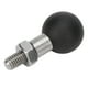 thumbnail image 5 of Adaptador de bola de rosca para motocicleta, de acero inoxidable y goma, fácil instalación, para soporte de teléfono de motocicleta M8, 5 of 14