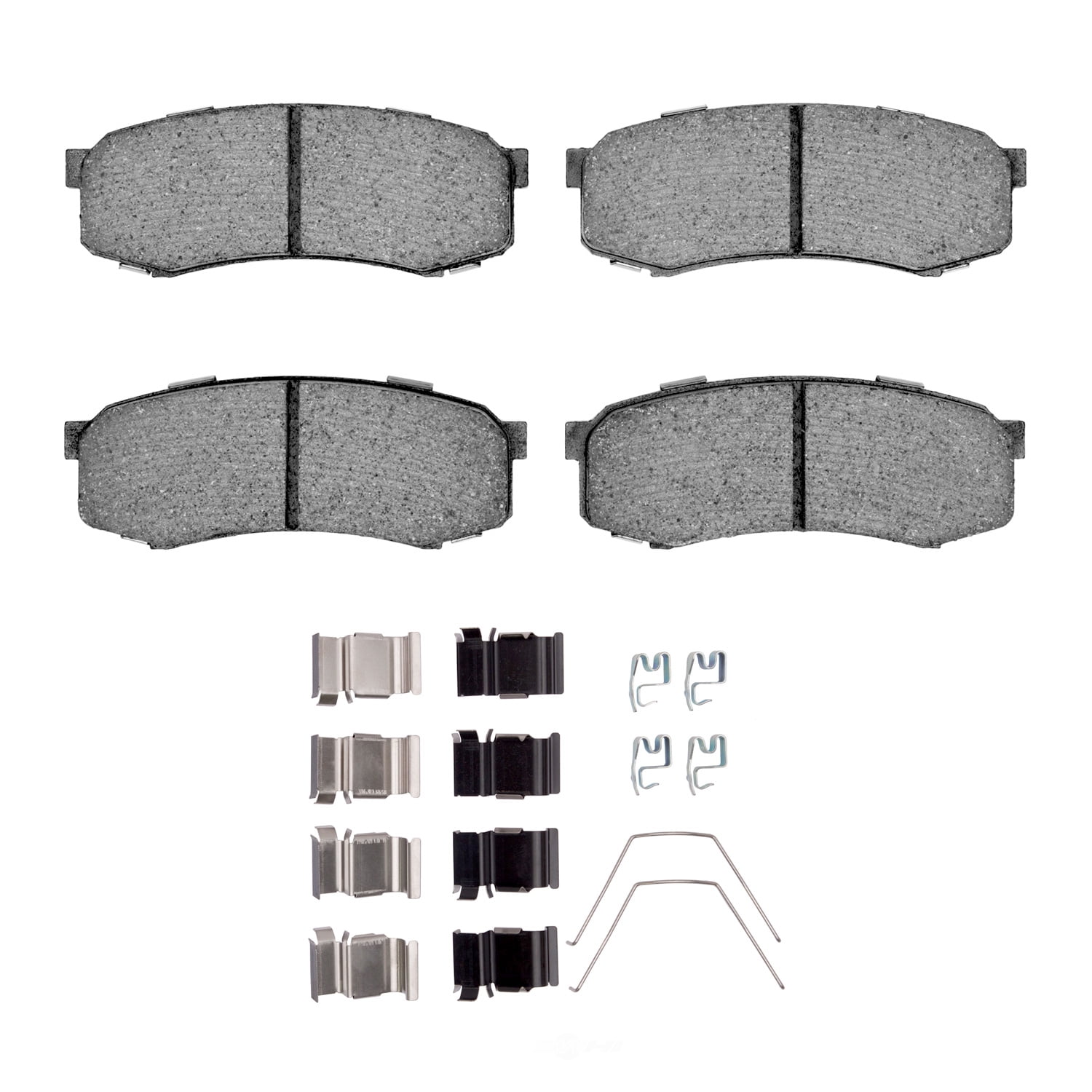 Dynamic Friction Company 1400-0606-01 DFC Ultimate Duty Performance Brake Pads and Hardware Kit