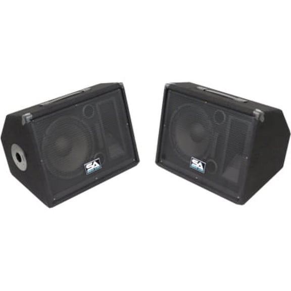 Seismic Audio SA-10M.2 2-way Indoor Floor Standing Speaker, 100 W RMS, Black