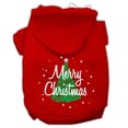 thumbnail image 3 of Christmas Pet, Dog  Cat Hoodie Screen Printed, "Scribble Merry Christmas", 3 of 10