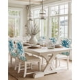 thumbnail image 6 of nqOlkjepod Teal Coastal Octopus Chair Covers Set of 6, Decorative Chair Back Cover, Vintage Summer Beach Nautical Coral Dining Room Chair Slipcovers Removable Chair Protectors Covers for Party, 6 of 7