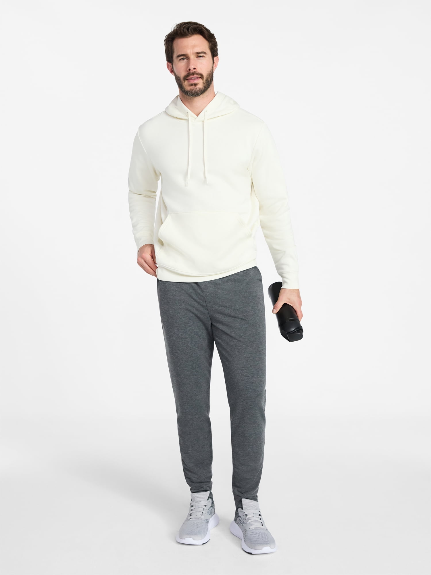 Athletic Works Men's & Big & Tall Men's Fleece Hoodie Sweatshirt, Sizes XS-4XLT