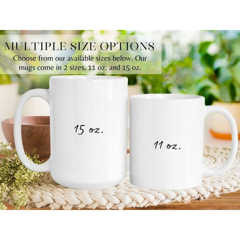 Printed 12 Pieces Leaf Circular Personalized 10 Oz Coffee Mug With Handle,  Ceramic White Anniversary Favors {Item# 734-13} - Yahoo Shopping