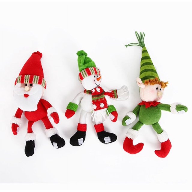 Decoración navideña, funda para botella de vino, bolsa para botella de Santa Claus para el hogar, adornos navideños, decoración navideña, funda para botella de vino