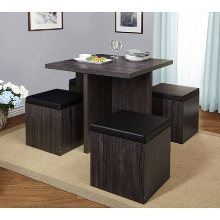 5 Piece Baxter Dining Set With Storage Ottoman Multiple Colors 5 Piece Baxter Dining Set With Storage Ottoman Multiple Colors