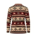thumbnail image 5 of Yuyamidu Southwest Aztec Horse Long Sleeve Golf Shirt for Women Red Tennis Tops Running Shirt with Collar Sports Athletic T-Shirt Shirts Size S, 5 of 8