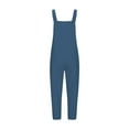 thumbnail image 6 of Patlollav Womens Plus Size Clearance Sleeveless Overalls Suspenders with Pockets Jumpsuit, 6 of 6