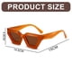 thumbnail image 2 of Gafas de sol poligonales de montura gruesa europeas y americanas, gafas de sol de moda personalizadas, hechas de PC, 2 of 5