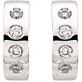 thumbnail image 2 of 1/3 ct tw I1 H-I Diamond Earrings in 14k White Gold, 2 of 5