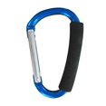 thumbnail image 1 of koolsoo Lightweight Portable Aluminum Carabiner Spring Hook with , No Rust 12mm blue, 1 of 4